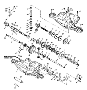 Part Location Diagram of TC-784365A Husky FORK-SHIFT ROD
